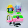 Archaeological excavation toy digging gem dinosaur egg rainbow princess DIY blind box hand-knock