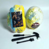 Archaeological excavation toy digging gem dinosaur egg rainbow princess DIY blind box hand-knock