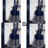 Hanfu female Dong ethnic group bird pattern Ming Dynasty makeup flower horse face skirt