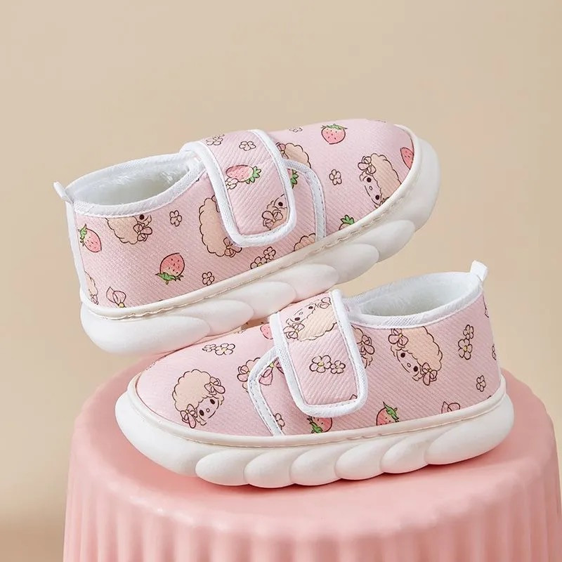 Maternity shoes with plush postpartum soft-soled pregnant women's shoes maternity thick-soled slippers October 11