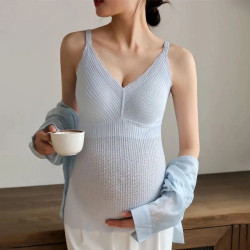 Pregnant women's suspenders, bra-free vest, pregnancy, postpartum wear, underwear, top