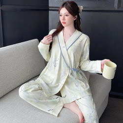 Maternity pajamas summer pure cotton maternity clothes set maternity homewear