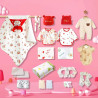 Baby waiting bag 25 pieces of newborn maternity quilt bag single jumpsuit half-back suit