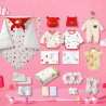 Baby waiting bag 25 pieces of newborn maternity quilt bag single jumpsuit half-back suit
