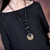 Women's long and versatile ethnic style necklace