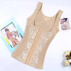 Three-breasted body shaping vest, belly-tight top, women's postpartum waistband, beautiful back and chest straight