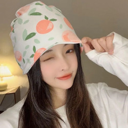 Cute maternity hat postpartum windproof pure cotton maternity hat turban sitting maternity hair band
