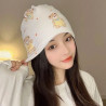 Cute maternity hat postpartum windproof pure cotton maternity hat turban sitting maternity hair band