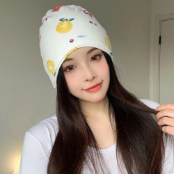Cute maternity hat postpartum windproof pure cotton maternity hat turban sitting maternity hair band
