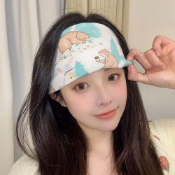 Cute maternity hat postpartum windproof pure cotton maternity hat turban sitting maternity hair band