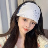 Cute maternity hat postpartum windproof pure cotton maternity hat turban sitting maternity hair band