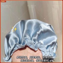 Hair care silk cap anti-static sleeping cap silk sleeping cap women's hair cap oil-absorbing thin maternity hat