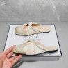 Chinese style dragon and phoenix embroidery new Chinese style pearl closure toe half slippers for women