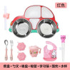 Food-grade meal plate grid children's baby household 304 stainless steel children's meal bowl rice plate