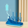 Silicone bottle brush baby special nipple straw rotating cup washing 360-degree draining shelf