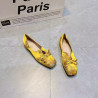 Chinese style embroidered flat shoes new soft sole Chinese retro square head beanie cheongsam