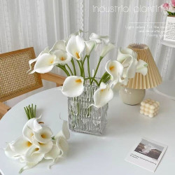ins calla lily artificial flower bouquet fake flower living room decoration
