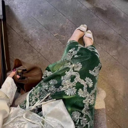 New Chinese style velvet suit for women