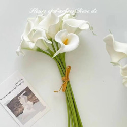 ins calla lily artificial flower bouquet fake flower living room decoration