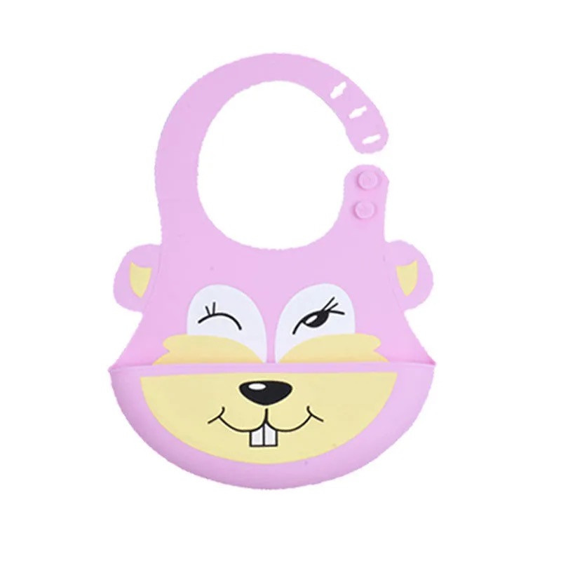 Baby eating bib, rice bag, waterproof silicone bib, baby children's eating bib, meal bag, wash-free
