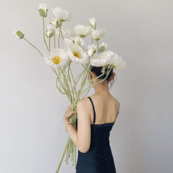 Artificial flower corn poppy table dried bouquet silk flower decoration flower arrangement ornaments