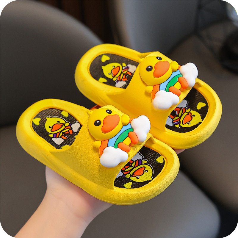 Children's slippers, boys, boys, babies, four seasons, indoor bathing, cute boys, home use, non-slip