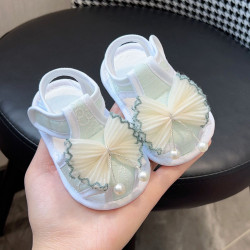 Summer baby shoes 0-1 years old baby shoes soft sole non-slip toddler sandals 0-3-9 months toddler front shoes