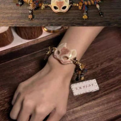 Niche retro ethnic style bracelet female Tibetan handmade