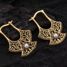 Haute couture! Chinese style carved phoenix tail urn earrings for women