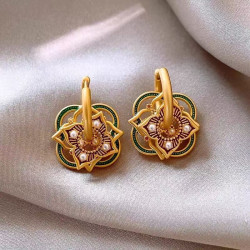 Guliya retro Chinese style earrings for women