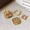Guliya retro Chinese style earrings for women