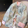 New Chinese style jacket women's retro tops reversible women's clothing