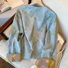 New Chinese style bamboo leaf jacquard jacket for women