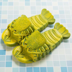 Creative Internet celebrity cartoon lobster parent-child personality beach home non-slip outdoor slippers