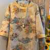 European goods summer new design heavy industry Chinese style two piece suit