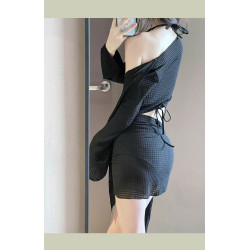 New fashion swimsuit  four-piece separate skirt-style hollow conservative swimsuit for women beach hot spring bikini.