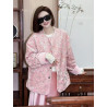New Chinese style women's velvet cotton coat