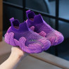 Baby mesh shoes, children's sneakers, summer breathable boys' and girls' fashion one-foot coconut shoes