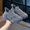 Baby mesh shoes, children's sneakers, summer breathable boys' and girls' fashion one-foot coconut shoes