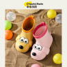 Children's rain boots outdoor non-slip waterproof rain boots cover puppy cartoon rain boots cute mid-top rain boots