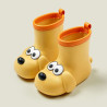 Children's rain boots outdoor non-slip waterproof rain boots cover puppy cartoon rain boots cute mid-top rain boots