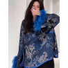 New Chinese style large size medium and long national style shirt for women