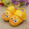 Tiger head birthday shoes bell shoes tail shoes embroidered men's and women's 0-1 years old pomegranate shoes