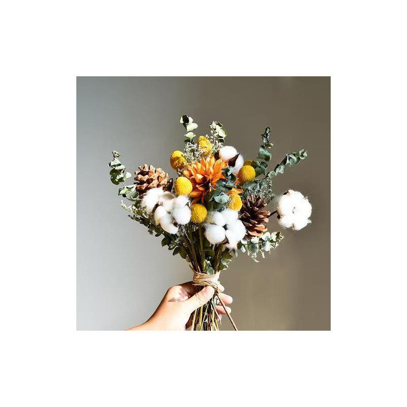 Dried flowers, everlasting flowers, decorative ornaments, living room and bedroom flower arrangements
