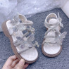 Children's shoes, children's soft-soled fashion princess shoes, rhinestone shoes, girls' Roman shoes