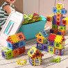 New large house building blocks children's assembly kindergarten toys boys and girls babies 3-6 years old gifts