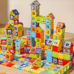 New large house building blocks children's assembly kindergarten toys boys and girls babies 3-6 years old gifts