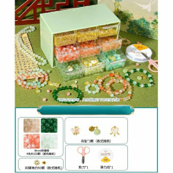 Children's beaded bracelet handmade diy material girl's birthday gift toy gift box girl's beaded