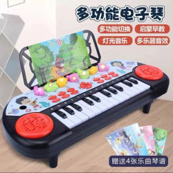 Multifunctional Children's Electronic Piano Early Teaching Playable Puzzle 1-2-3-6 Toy Beginner's Introduction