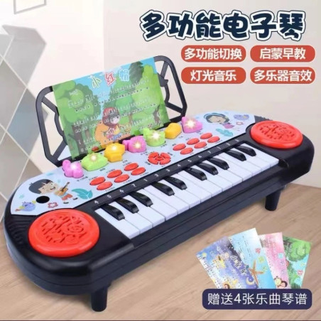 Multifunctional Children's Electronic Piano Early Teaching Playable Puzzle 1-2-3-6 Toy Beginner's Introduction